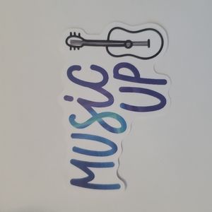 Music Up Sticker